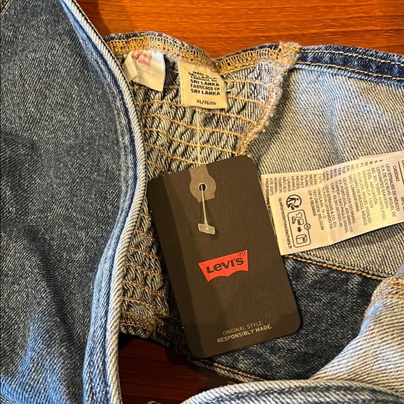 Levi's Blue Denim Halter Tank Top - Picture 6 of 9